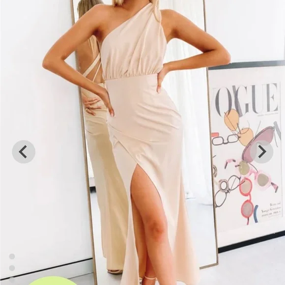 white christmas dresses Joyce Lilac Satin Mini Dress - US 8 main image 0